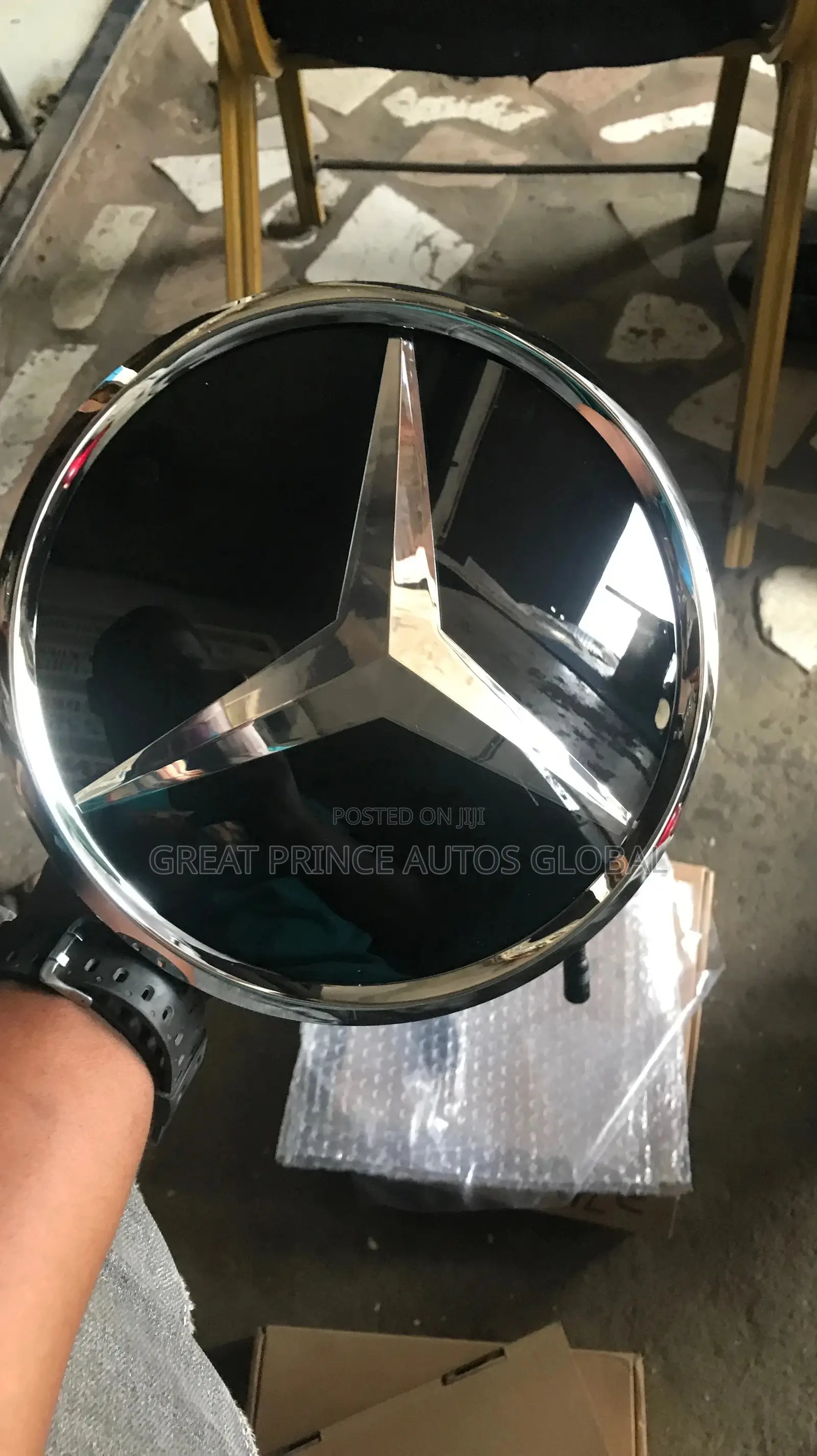 Front Grill Star Logo With Led Light Full Glass GLE