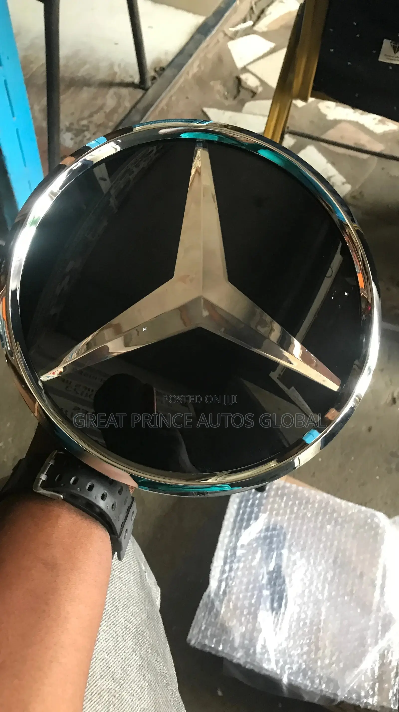Front Grill Star Logo With Led Light Full Glass GLE