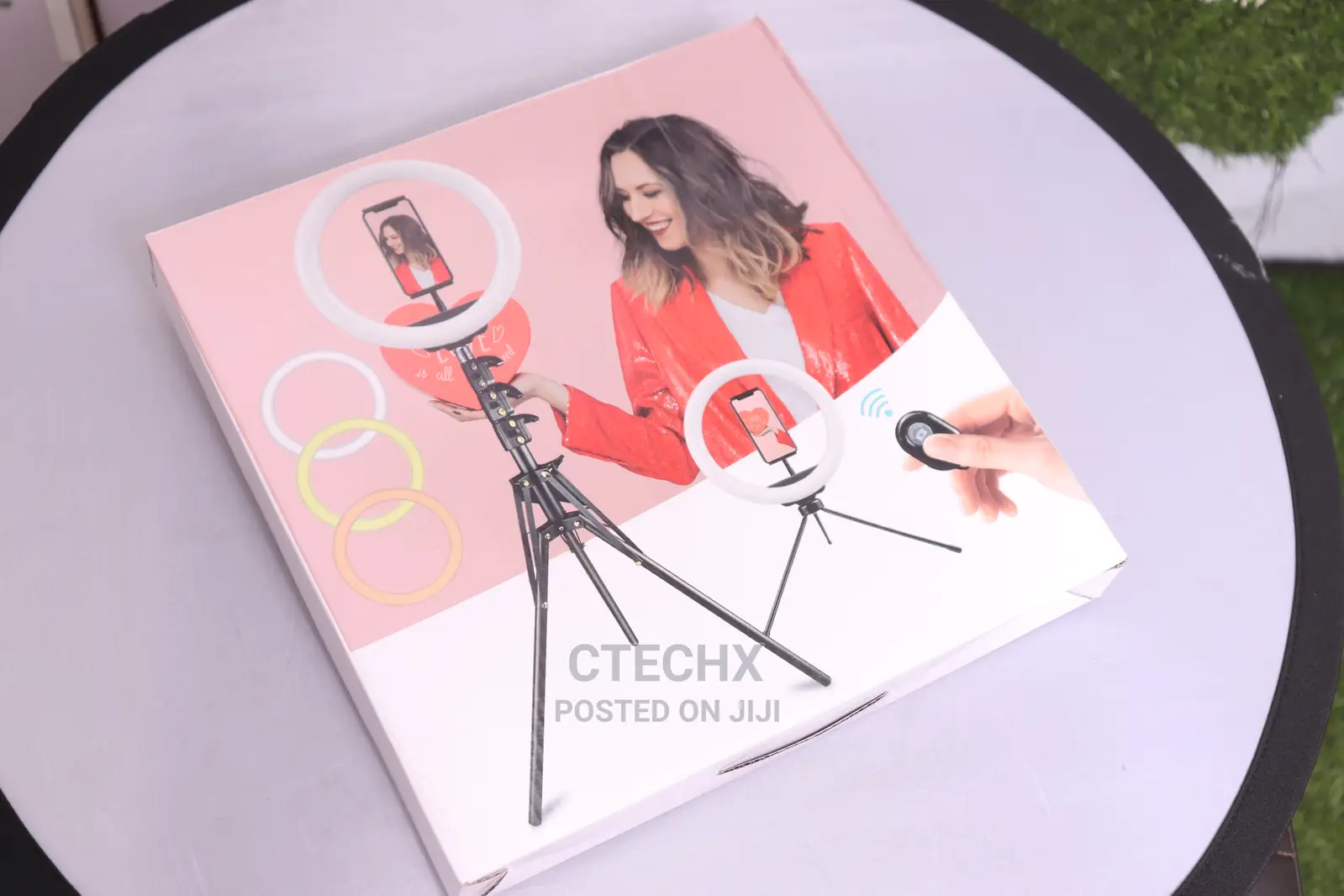 LED Ring Light With Tripod Stand and Phone Holder