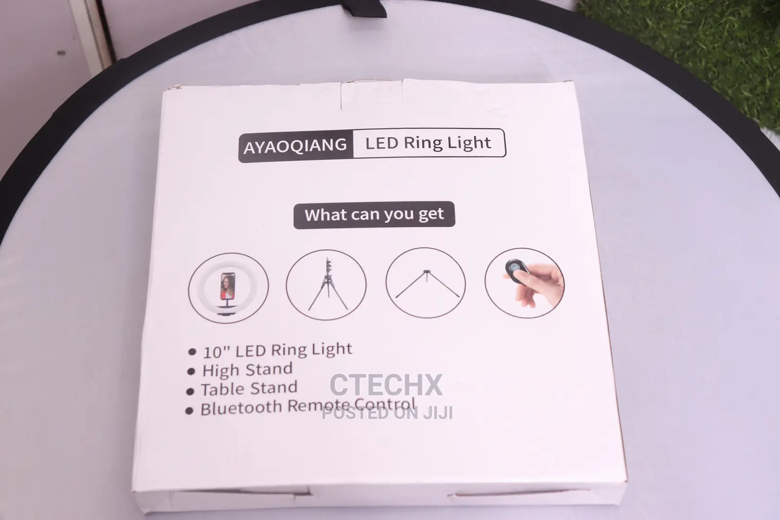 LED Ring Light With Tripod Stand and Phone Holder