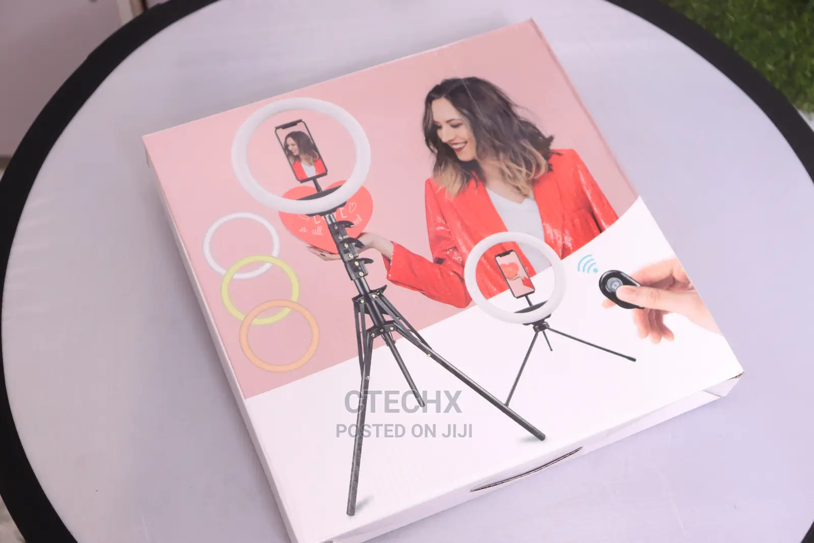 LED Ring Light With Tripod Stand and Phone Holder