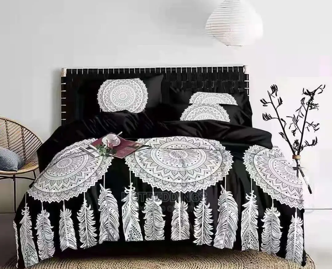 Durable Duvet, Bedsheet With 4 Pillowcases