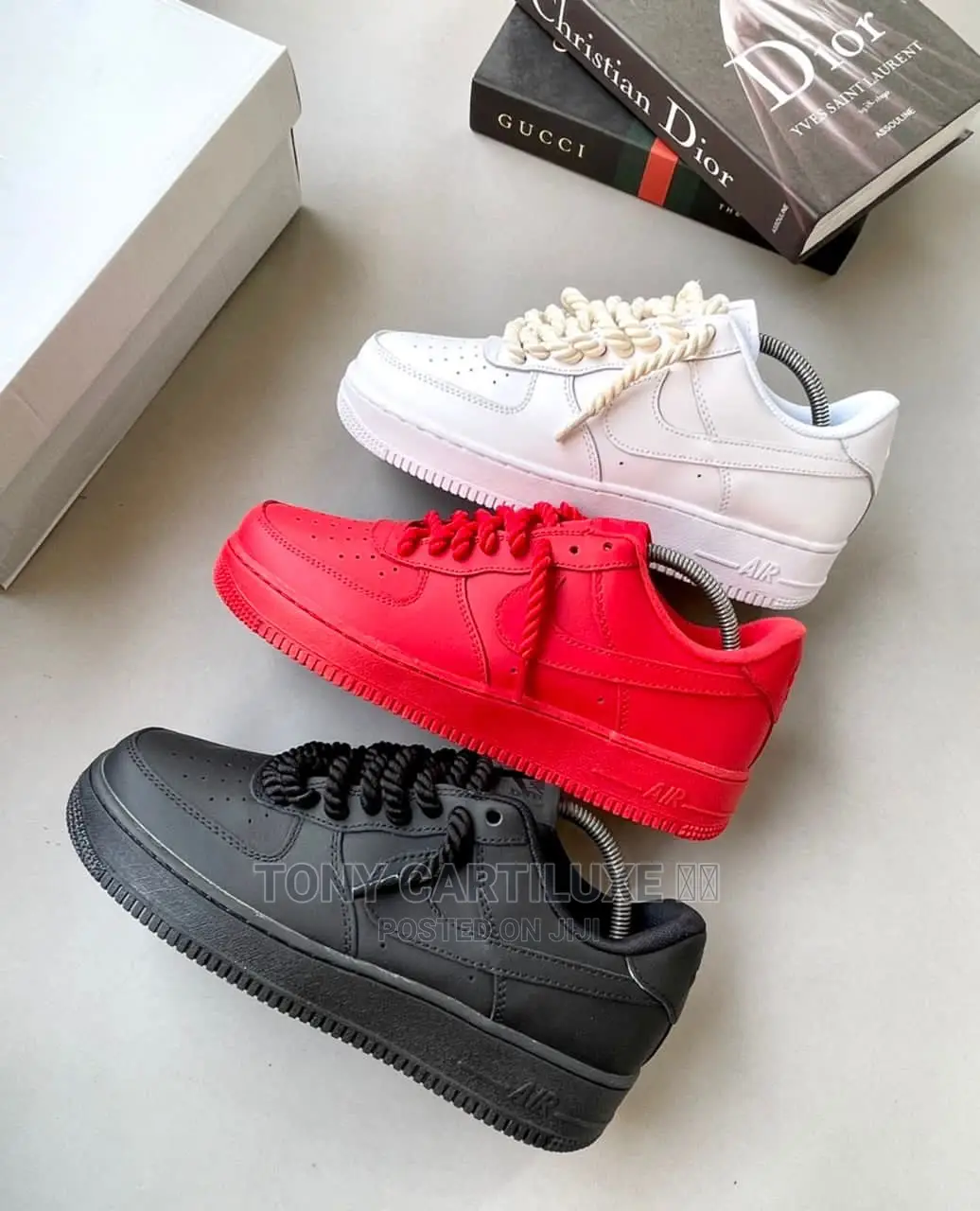 Red Nike Foot