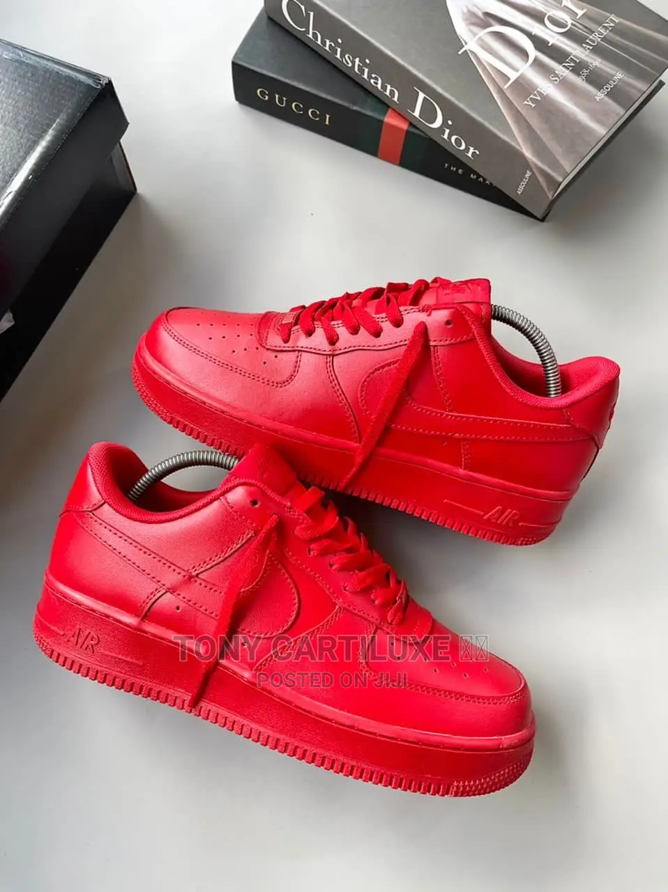 Red Nike Foot
