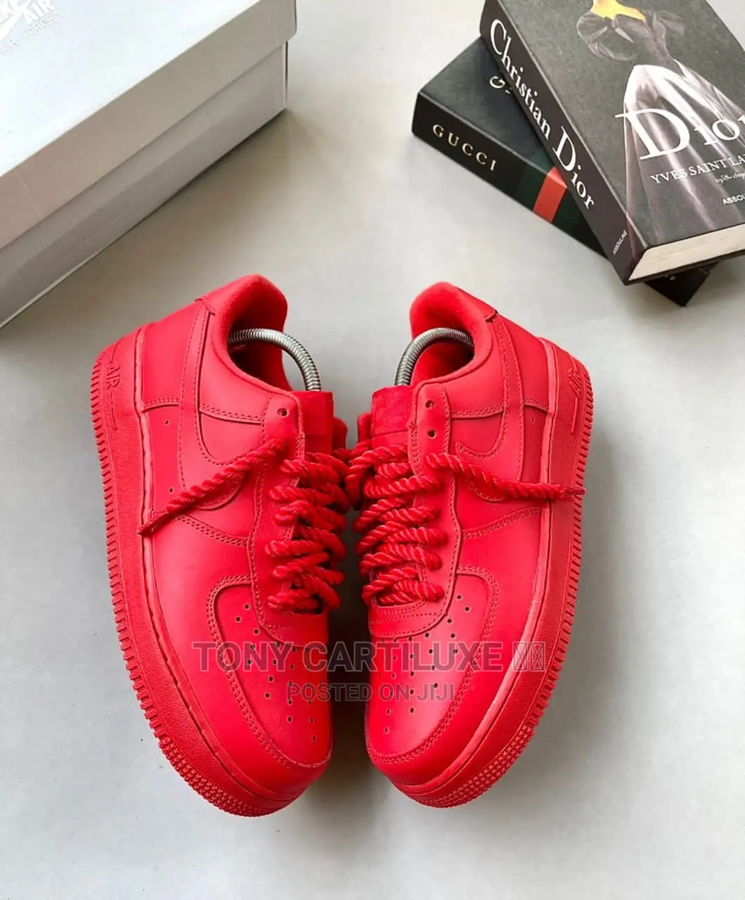 Red Nike Foot