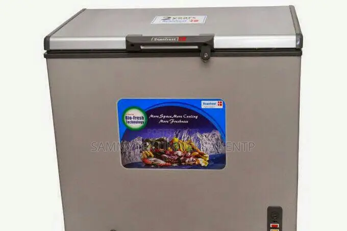 Original Scanfrost 250 Litres Deep Freezer With 2years Warranty Sign