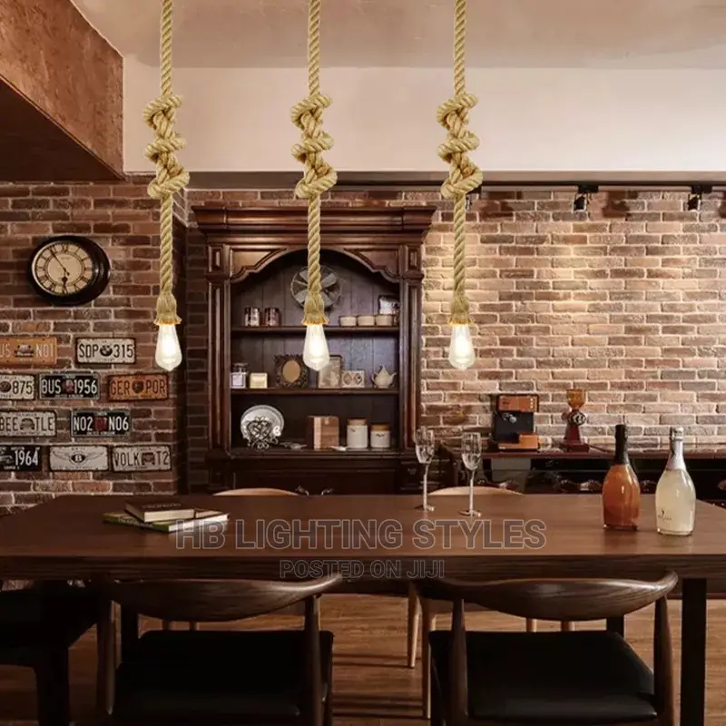 Creative Hemp Rope Light