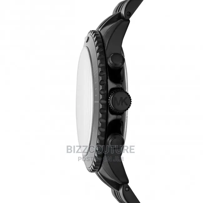 Original MICHAEL KORS Black Steel Watch Available in Store