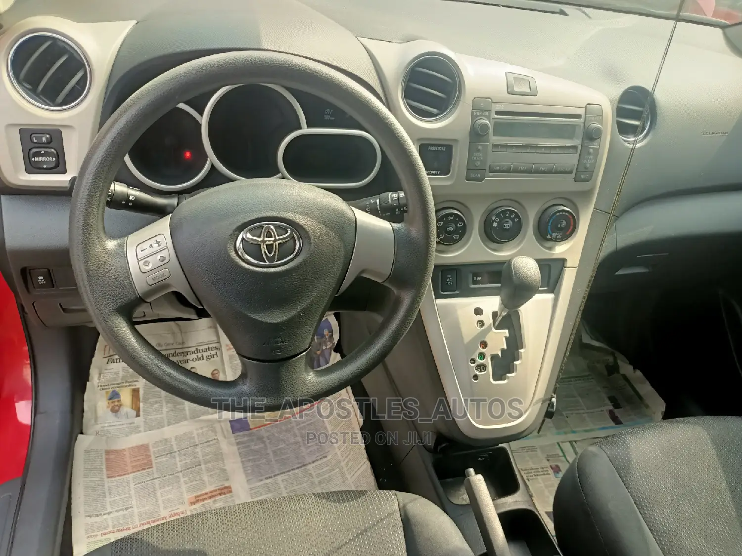 Toyota Matrix 2011 Red