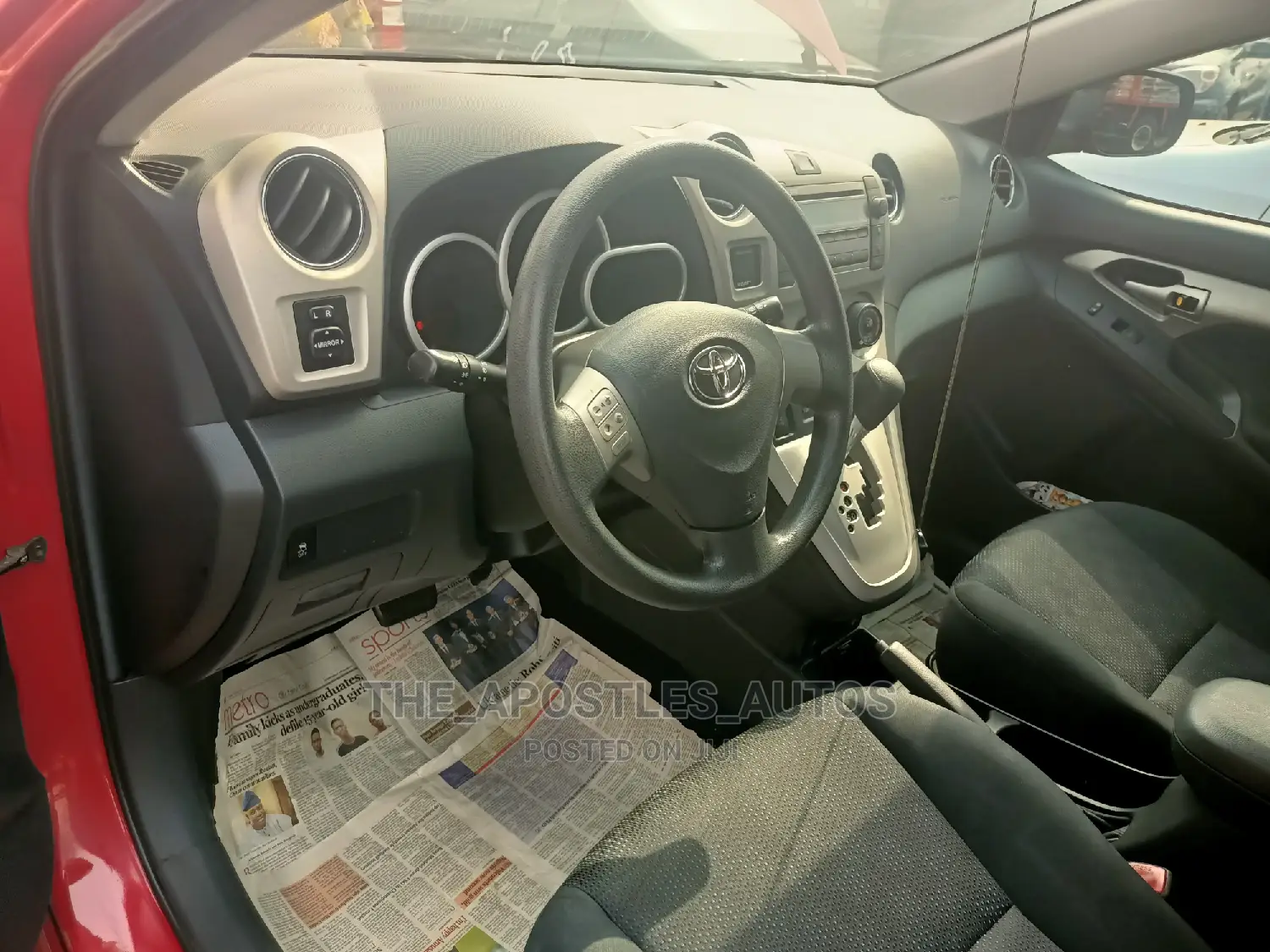 Toyota Matrix 2011 Red