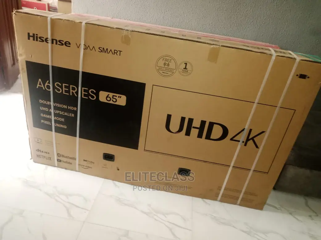 65'' Hisense Uhd4k Smart TV + Netflix+Youtube