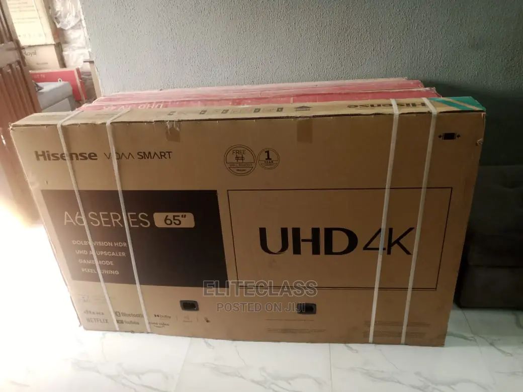65'' Hisense Uhd4k Smart TV + Netflix+Youtube