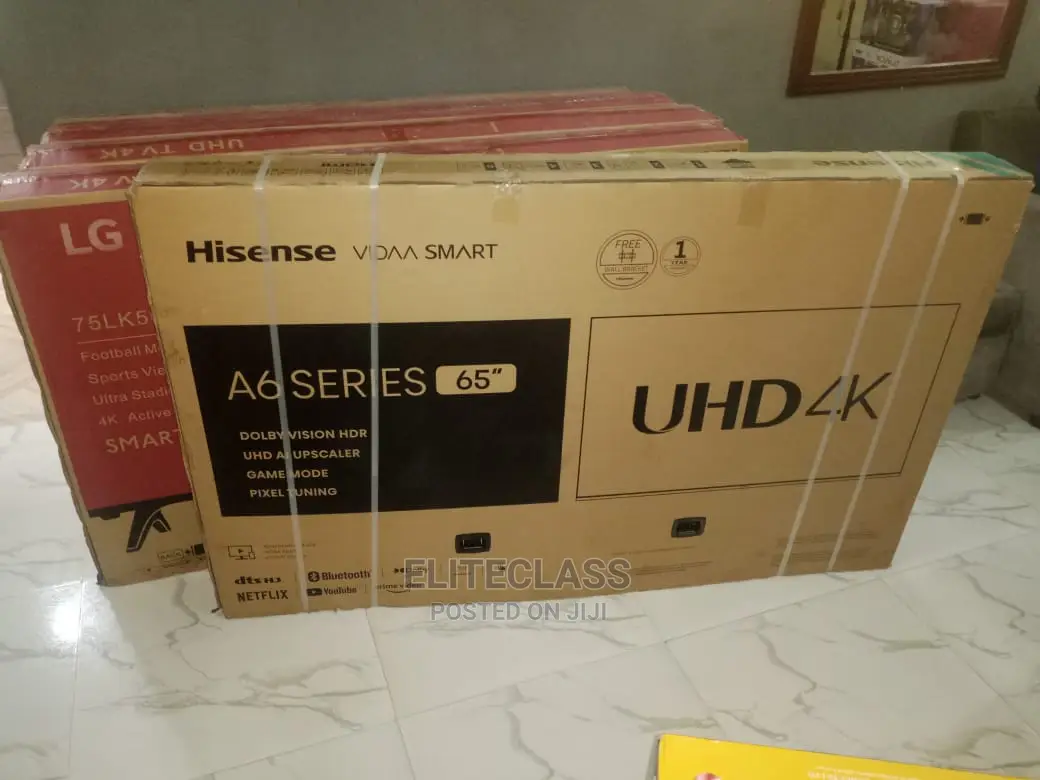 Brand New Hisense Smart TV 65" Uhd With Netflix+ Youtube
