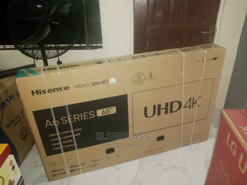 Hisense 65 Inches TV UHD Smart Tv + APP STORE+ NETFLIX