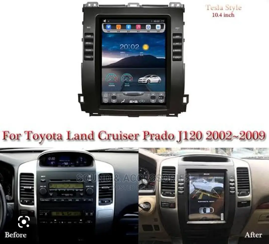 Toyota Prado 2002-09 Tesla Android GPS Multimedia Player