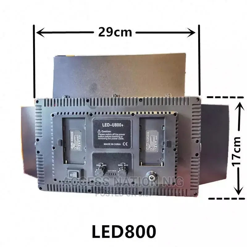 Led-800 Led Video Light Panel Bi-Color 3200- Photograph