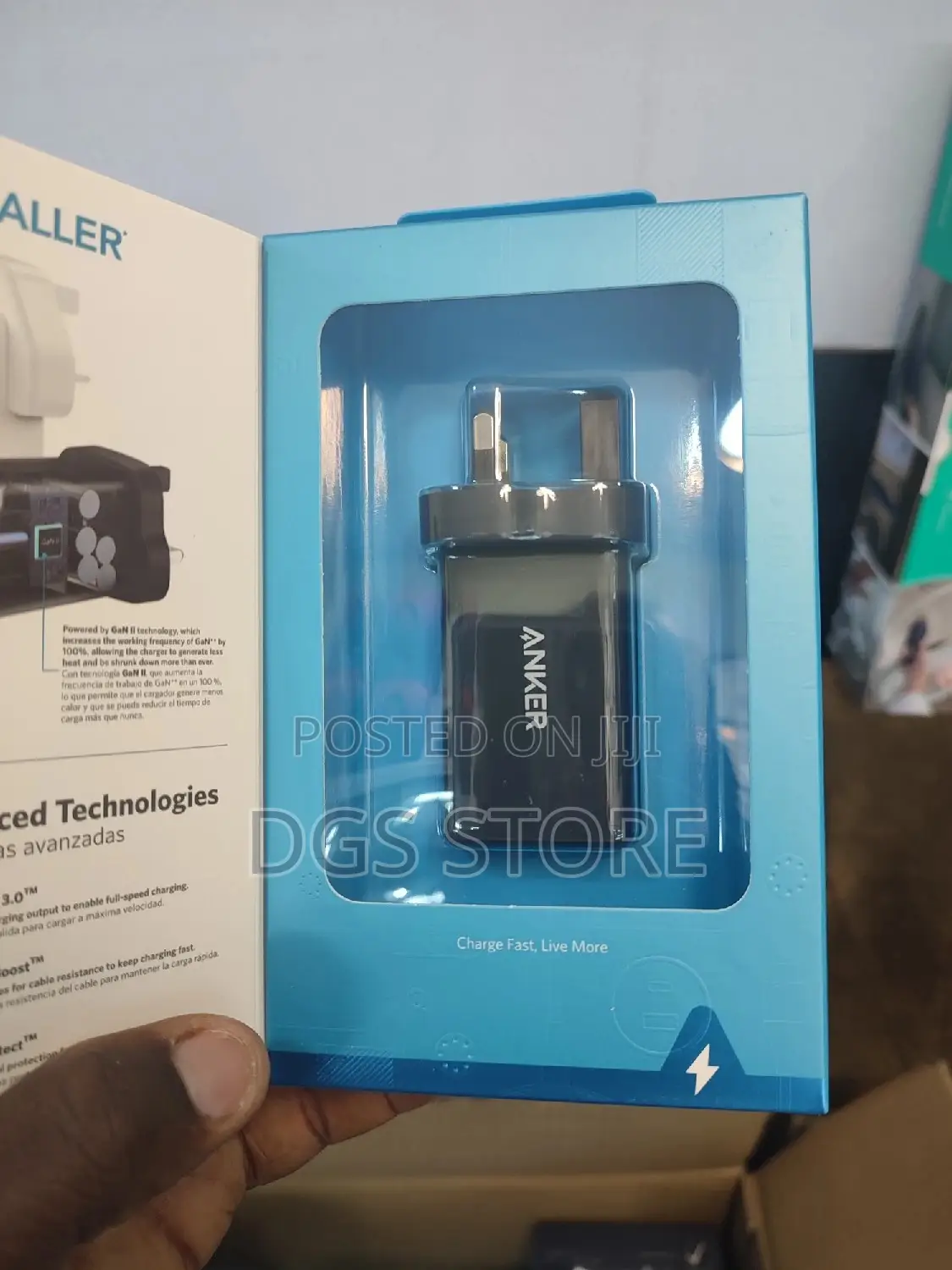 Anker Power Port Lll 3 Port 65w Pod Charger