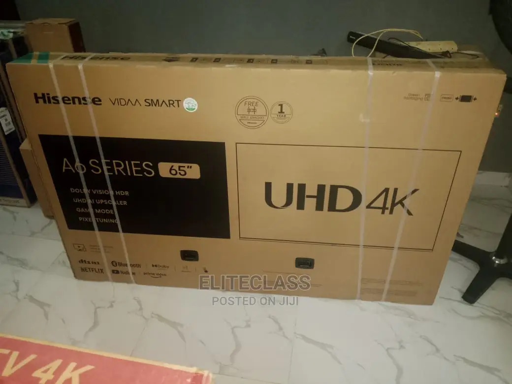 65'' Hisense A6 Series VIDAA Smart TV Brand New + Youtube