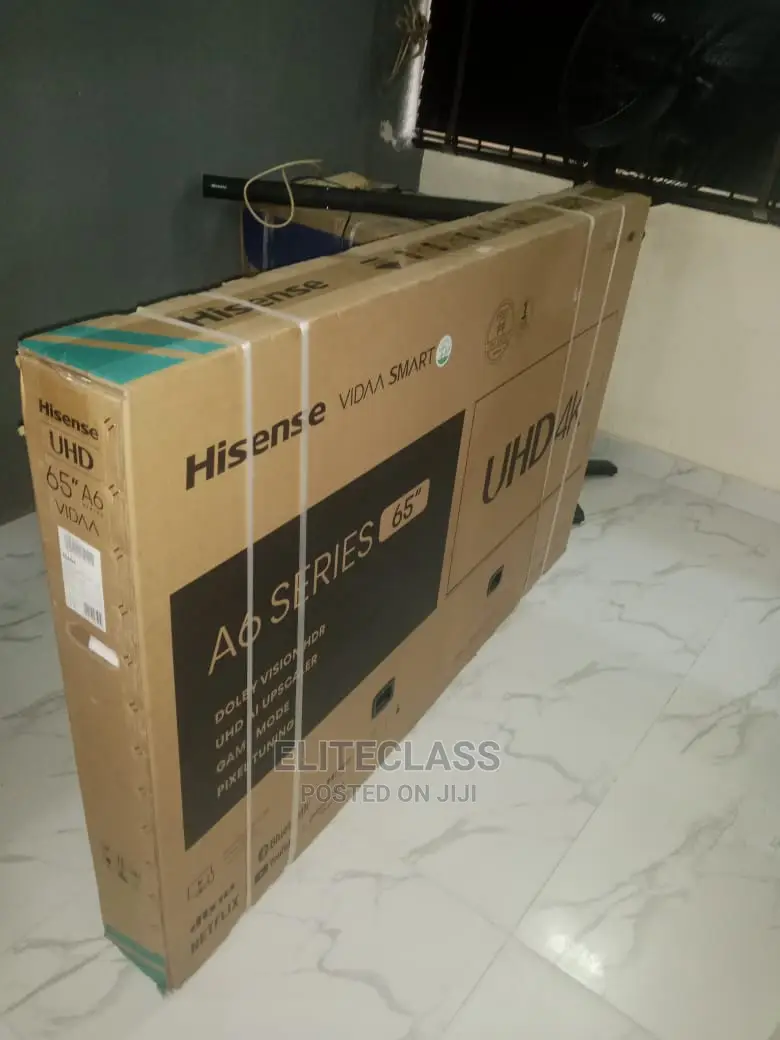 65'' Hisense A6 Series VIDAA Smart TV Brand New + Youtube