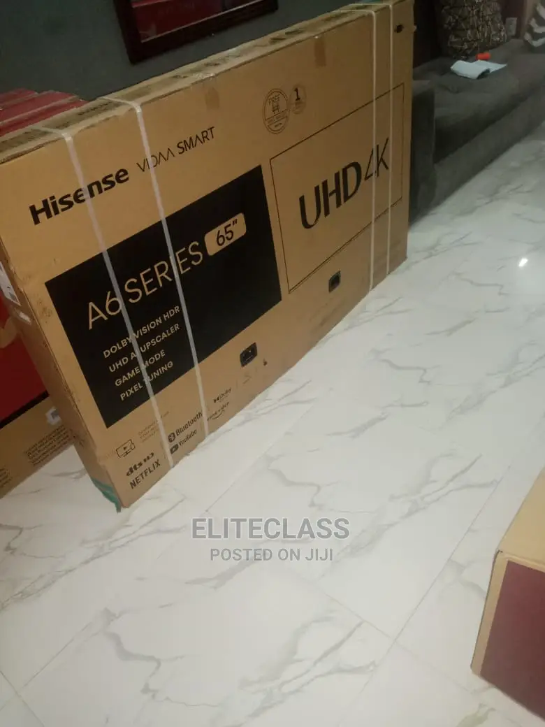 Brand New Hisense 65'' A6 Series VIDAA Smart TV
