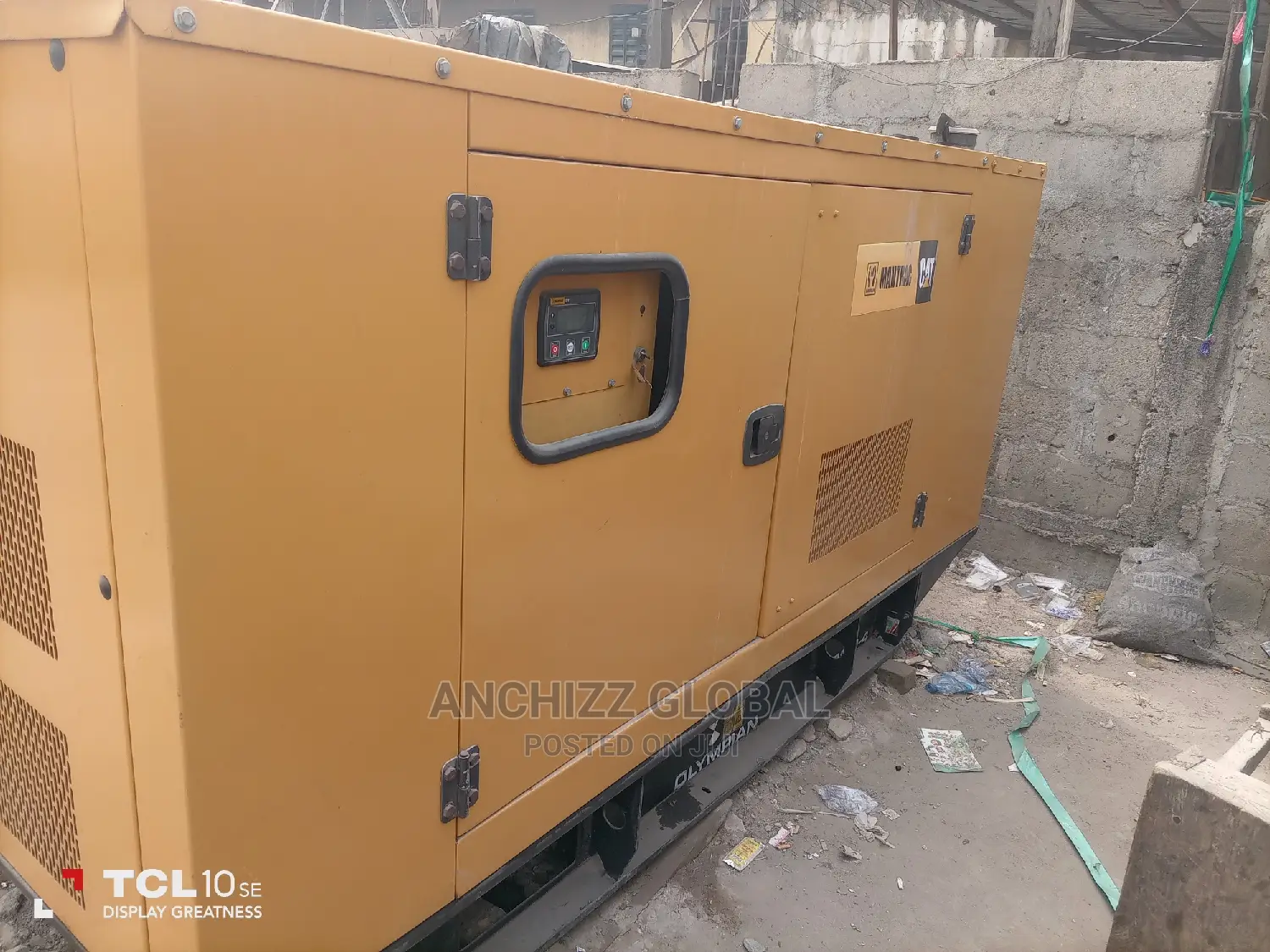 100kva Soundproof C.A.T Generator With Stamford Alternator