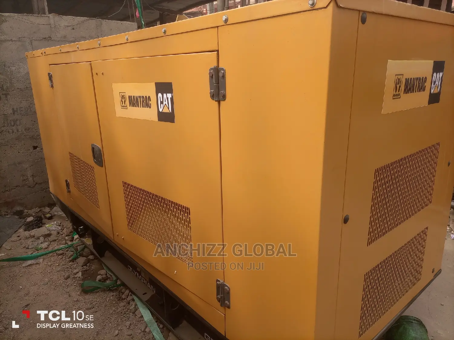 100kva Soundproof C.A.T Generator With Stamford Alternator