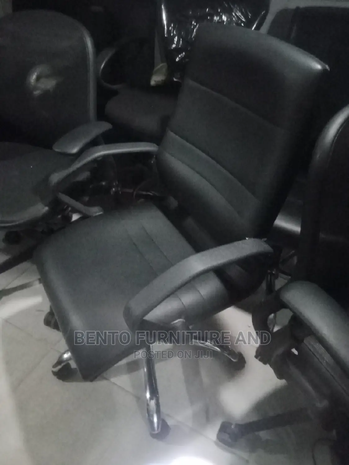 Office Leather Swivel Chair
