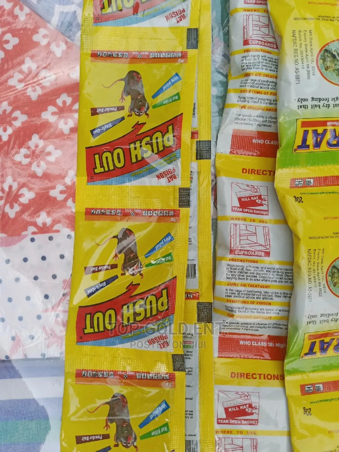 Rat Killer/Push Out. (10pcs/Roll)