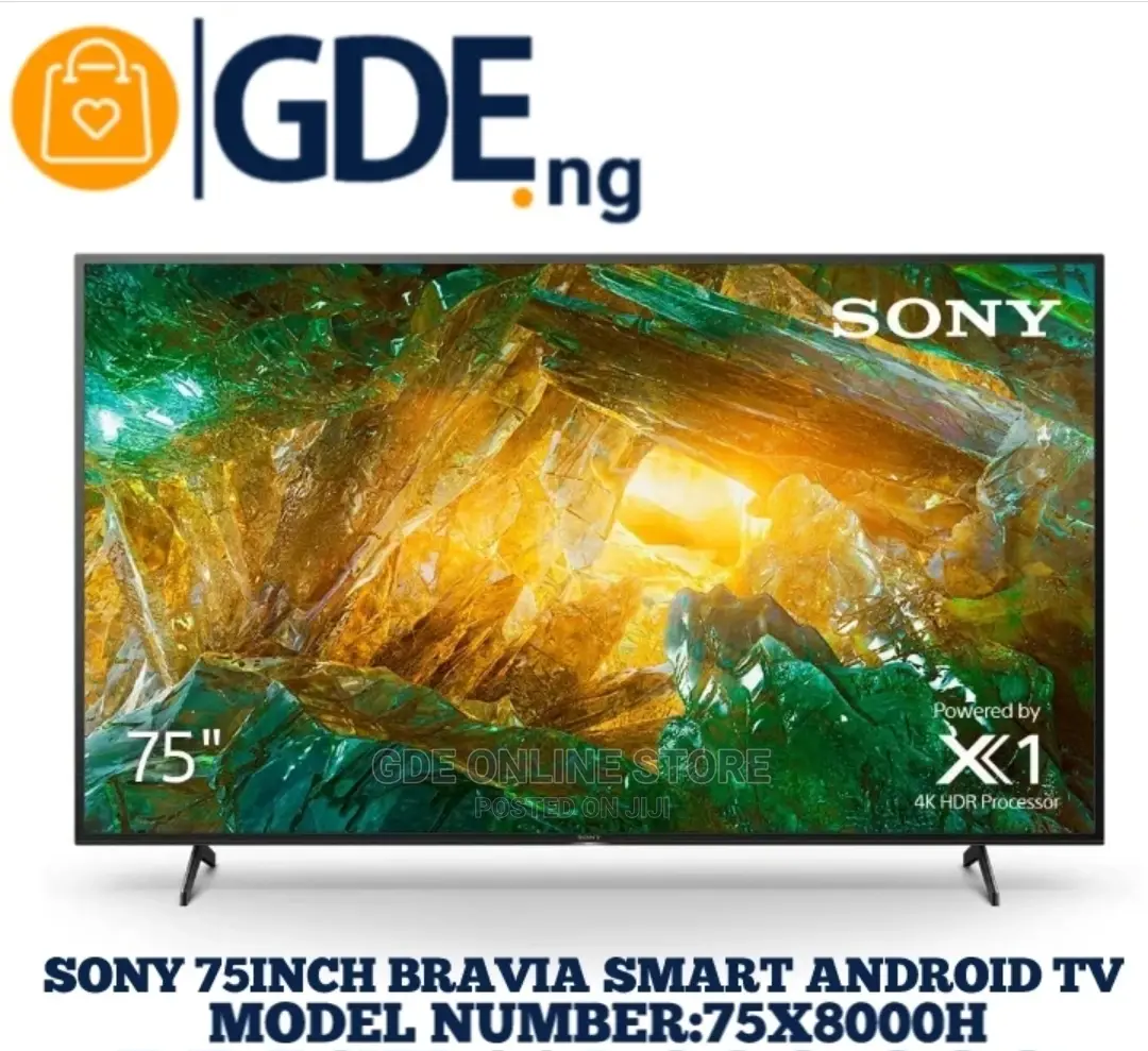 Sony Bravia 75inches Uhd Hdr Smart Android TV