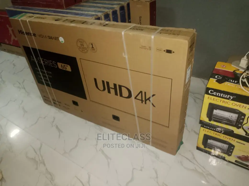 Hisense 65 Inches Smart Satellite UHD TV+Free Wall Hanger