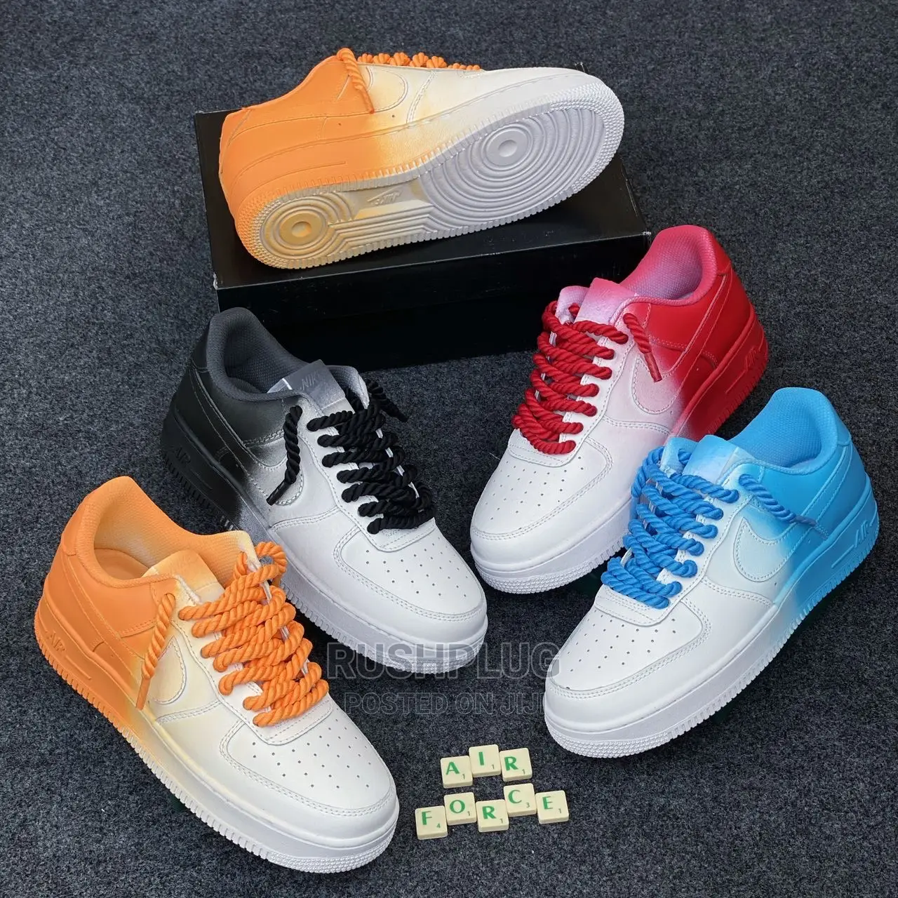 Nike Air Force 1 Chunky Lace “Paint Design”