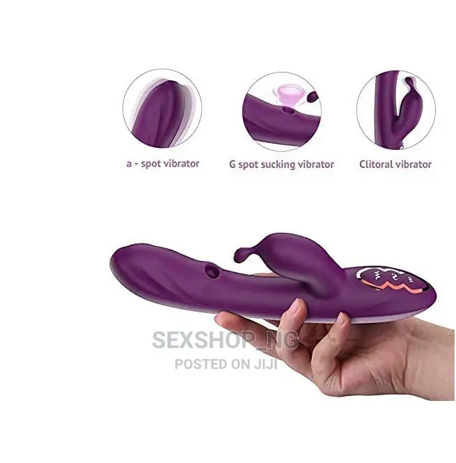 3in1 Sucking, G-Spot, Rabbit Vibrator, Plus Clit Stimulator