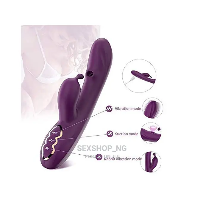 3in1 Sucking, G-Spot, Rabbit Vibrator, Plus Clit Stimulator