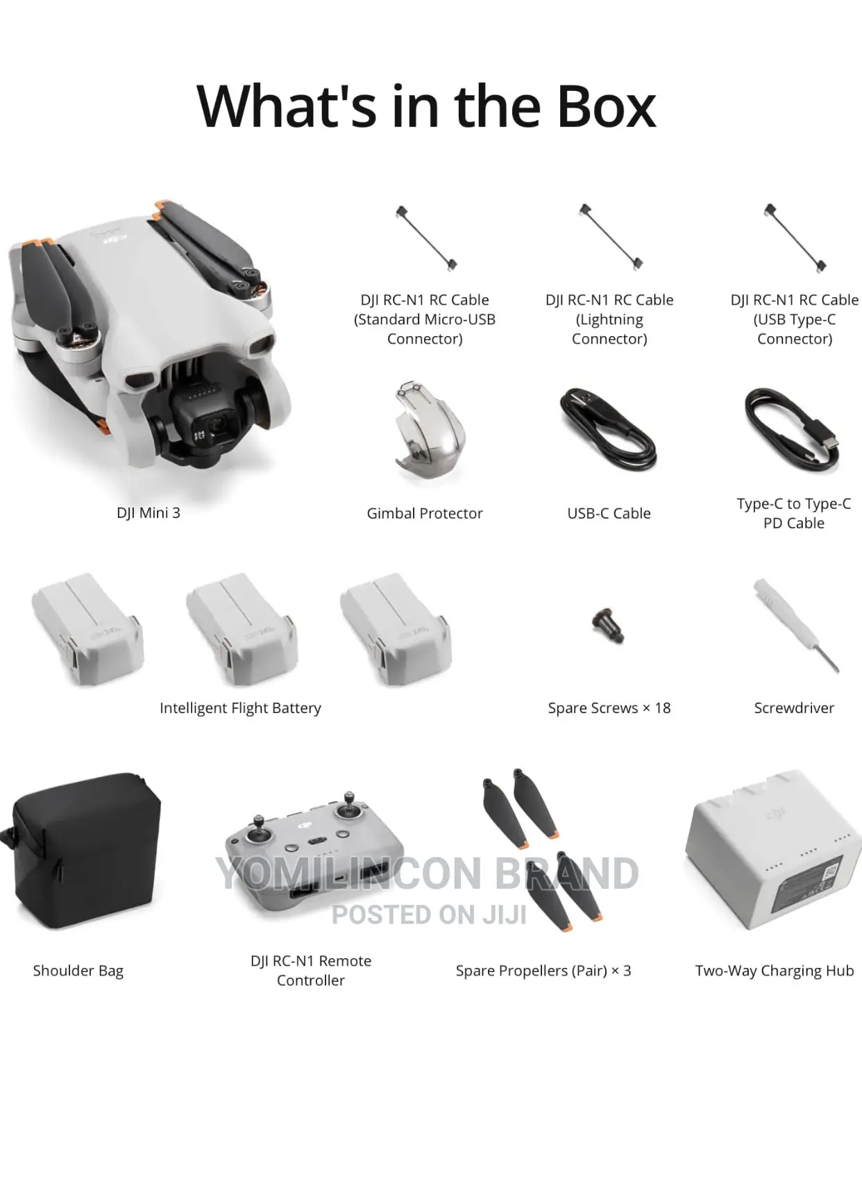 DJI Mini 3 Fly More Combo - Lightweight and Foldable