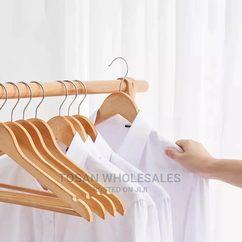 10 Pcs Wooden Hanger