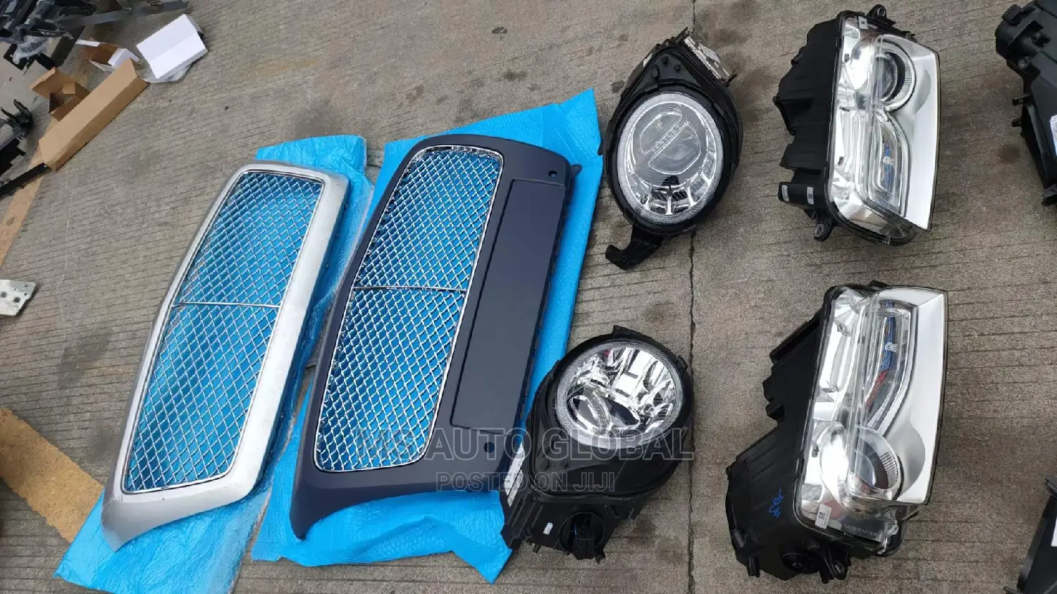 Rolls Royce Bentley Porsche Headlights and Front Grille