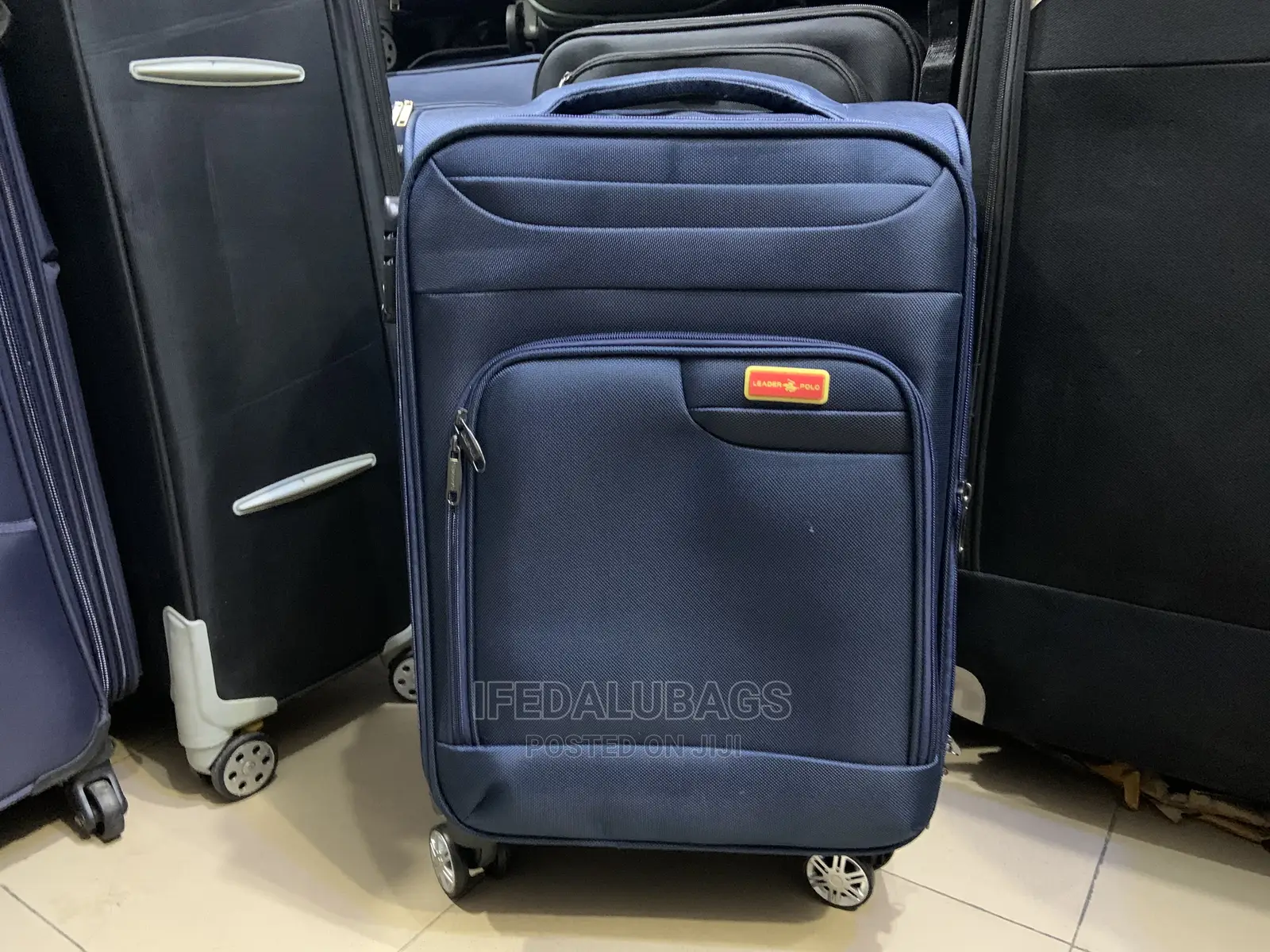 Small Size Leather Polo Traveling Luggage