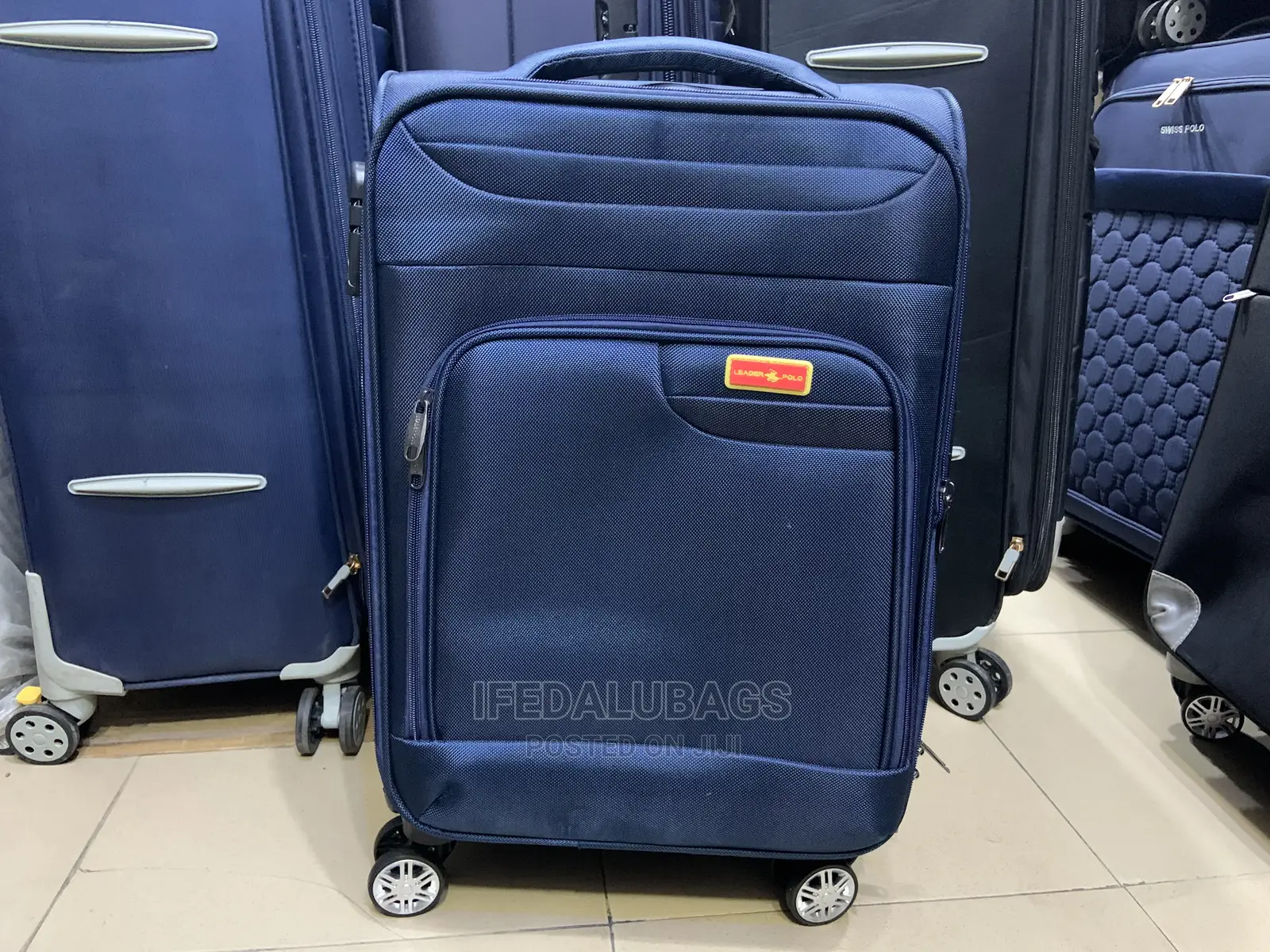 Small Size Leather Polo Traveling Luggage