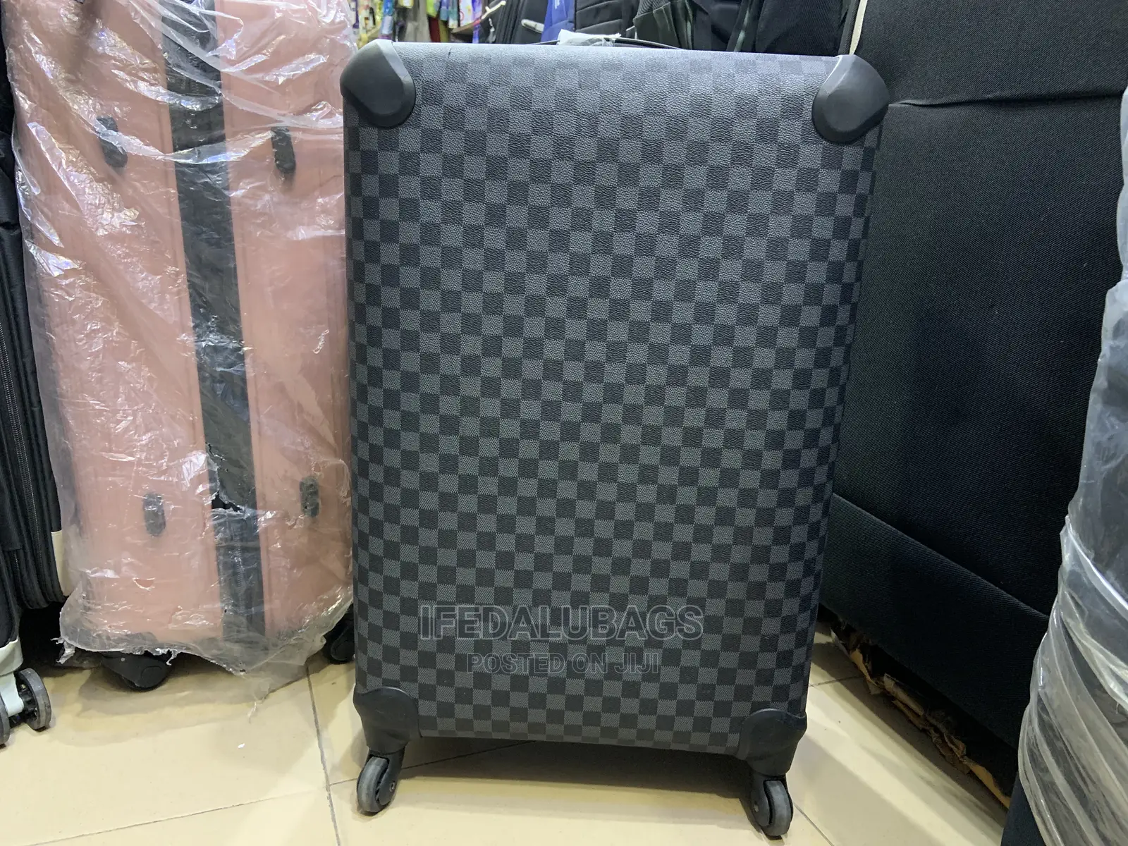 Medium Size Imported Louis Vuitton Traveling Luggage