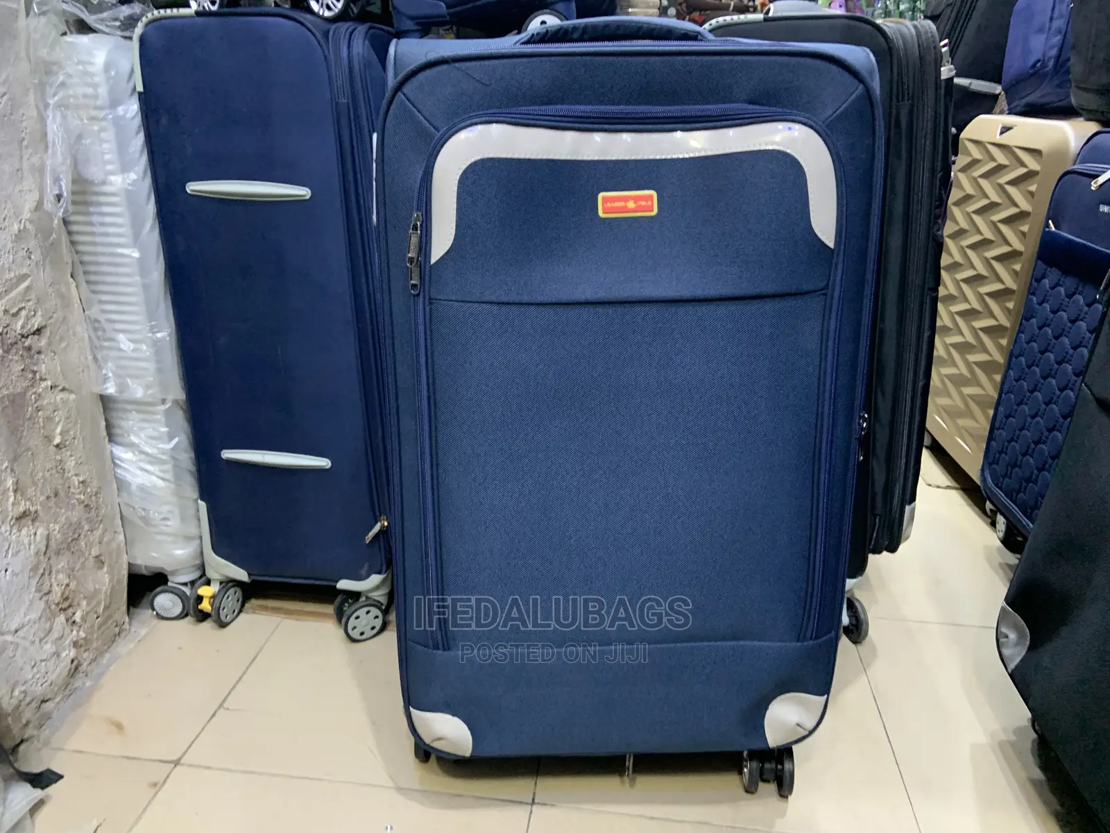 Big Leather Polo Size Light Weight Traveling Luggage