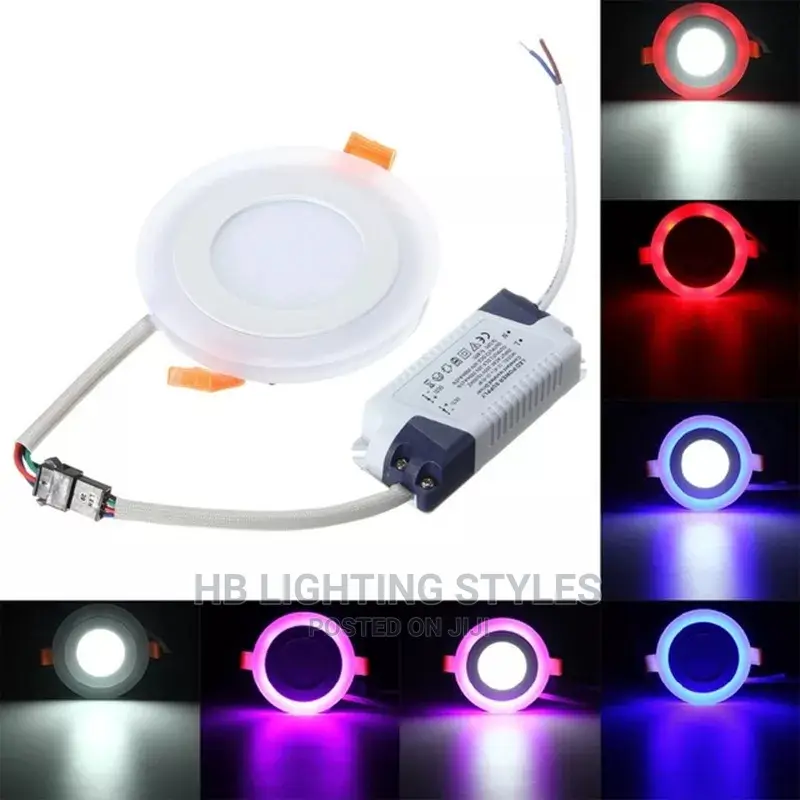 6 Watts Blue and White LED Panel Light