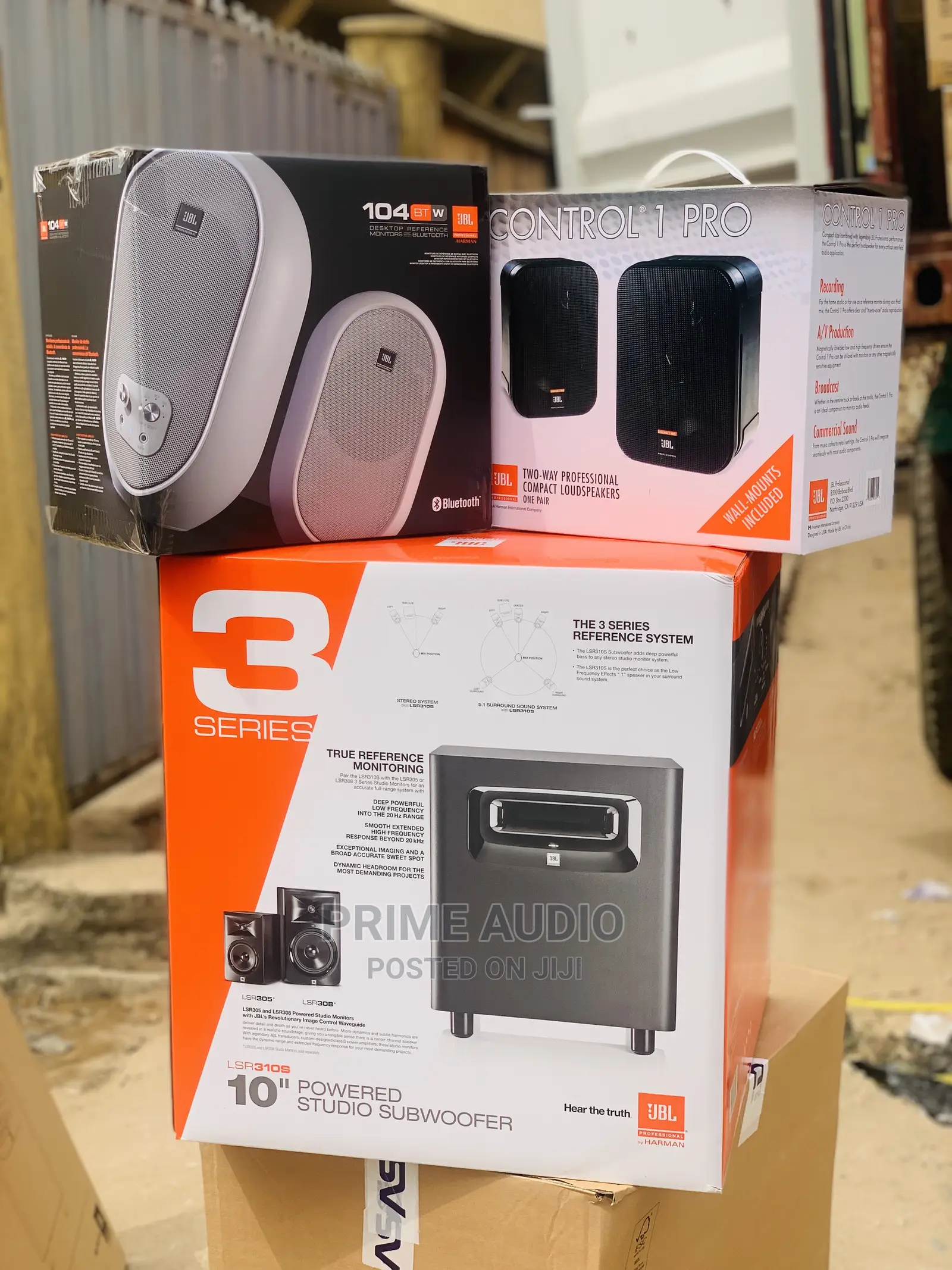 JBL 104 BTW Desktop Reference Harman Monitors With Bluetooth