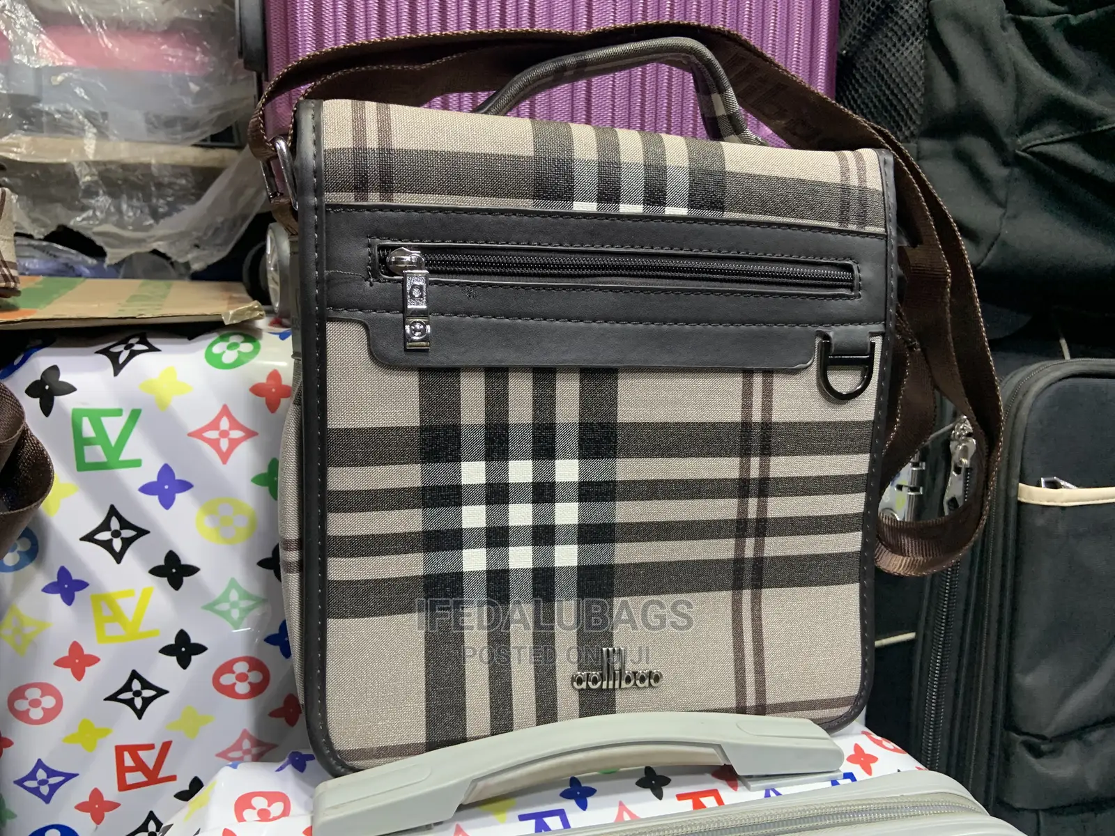 Medium Size Leather Quality Side Bag