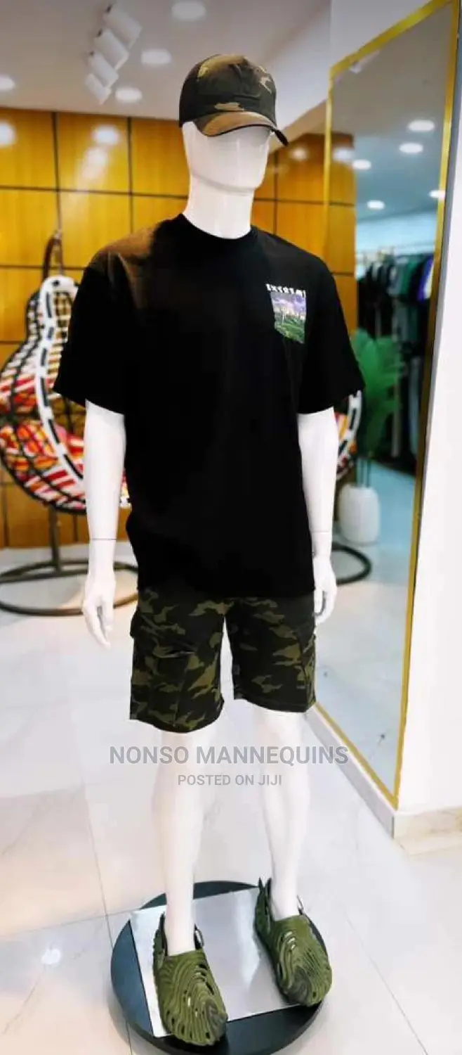 Normal Size White Faceless Full Body Male Mannequin