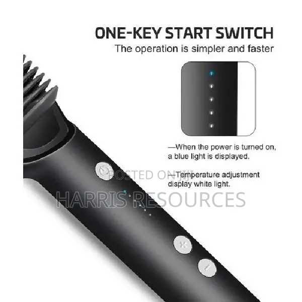 Hot-Air Hair Styling Comb Straightener Hair Brush