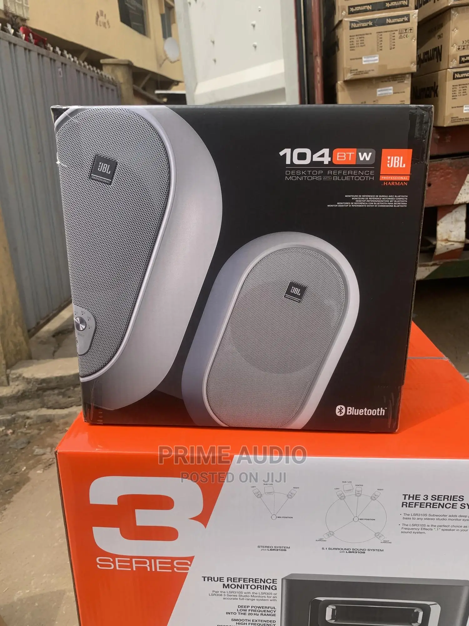 JBL 104 BTW Desktop Reference Harman Monitors With Bluetooth