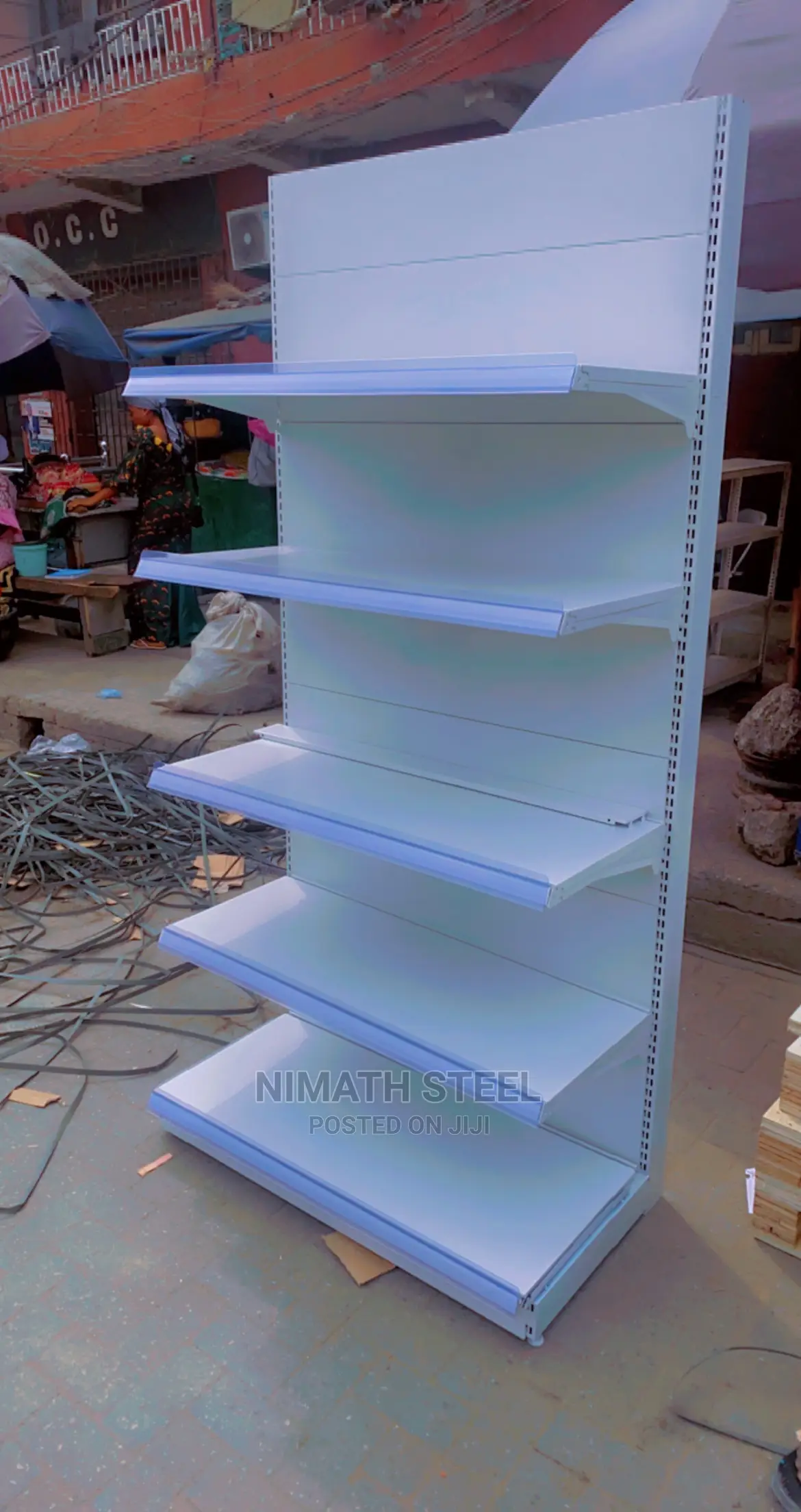 White Gondola Shelve