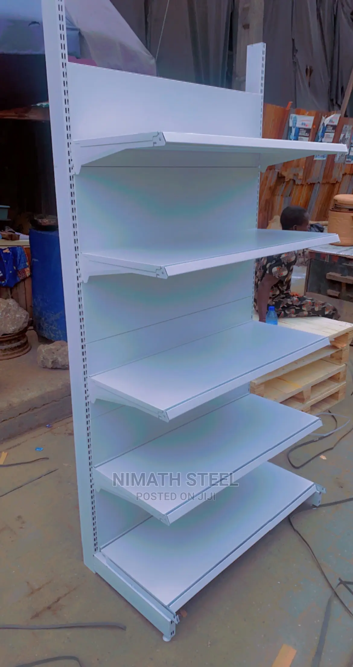 White Gondola Shelve