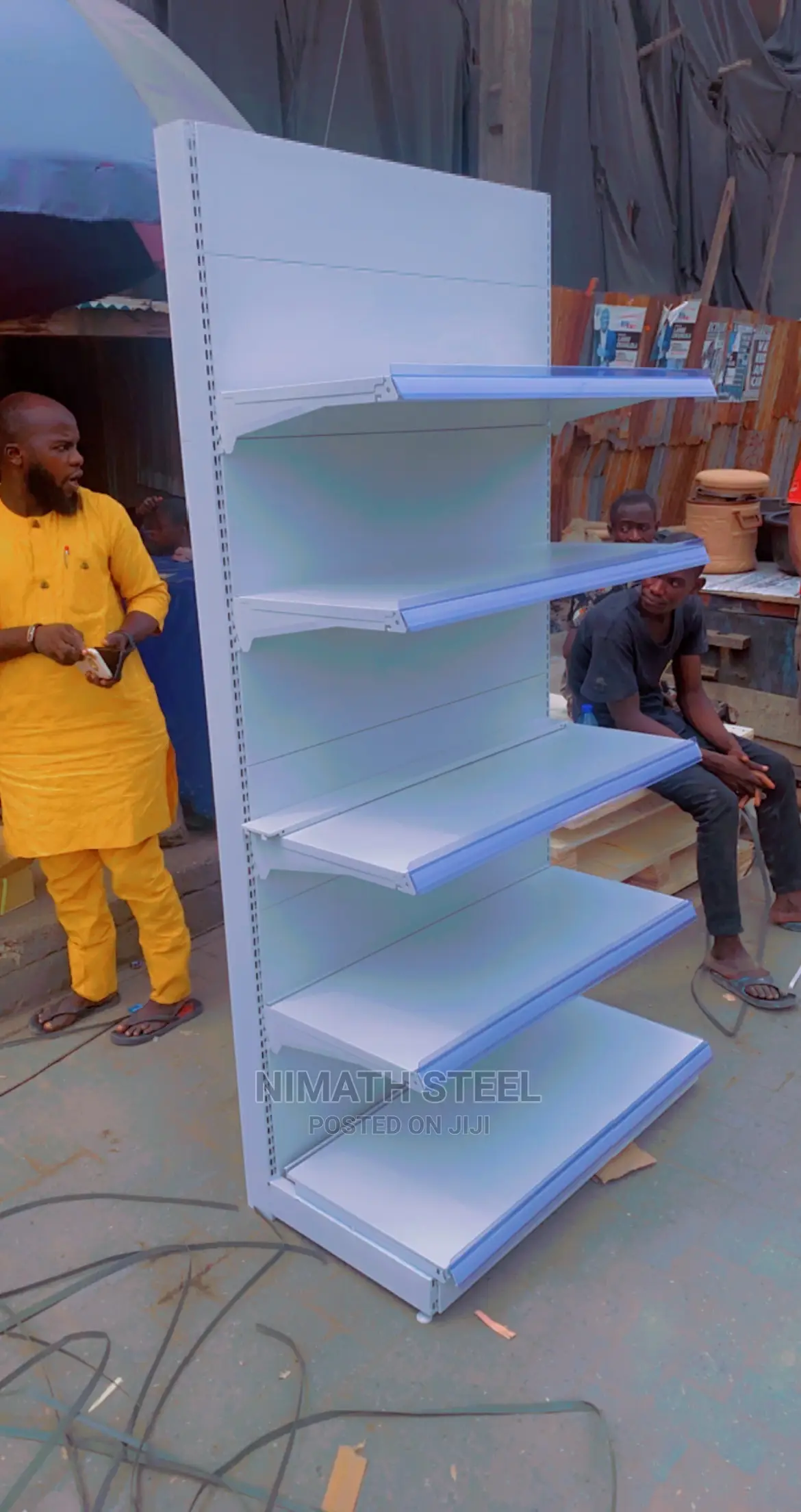 White Gondola Shelve