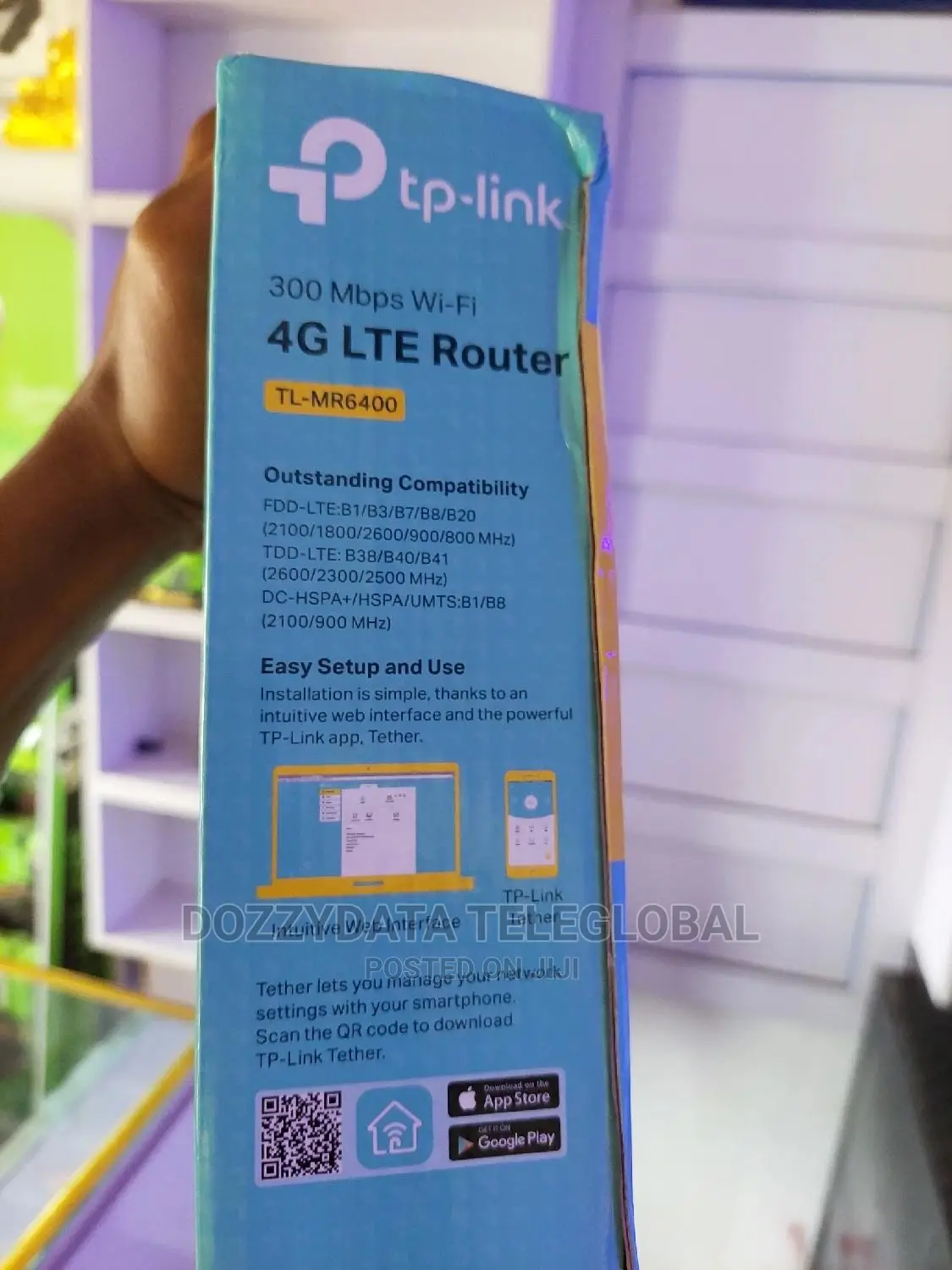 Tp-Link Wireless 4g Lte Router Tl-Mr6400 Wit Sim Card Slot